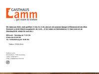 gasthaus-lamm.de Webseite Vorschau