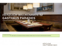 gasthaus-paradies.de Webseite Vorschau