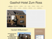 gasthof-zum-ross.de Webseite Vorschau