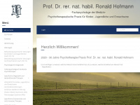 psychotherapie-hofmann.com Webseite Vorschau