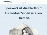 speakerx.de Webseite Vorschau