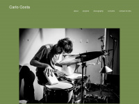 carlocostamusic.com Webseite Vorschau