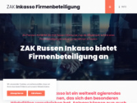 zak-inkasso-firmenbeteiligung.de Webseite Vorschau