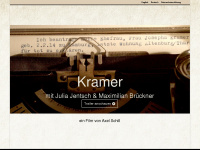 kramer-der-film.com Webseite Vorschau