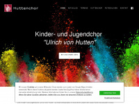 huttenchor.de Webseite Vorschau