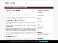 mein-pay-tv.de Webseite Vorschau