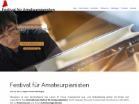 amateurfestival-meiningen.de Webseite Vorschau