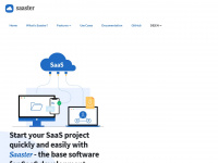 saaster.io Webseite Vorschau