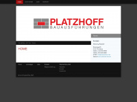 platzhoff-bau.de Webseite Vorschau