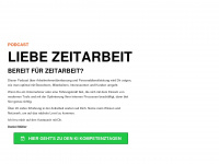 liebezeitarbeit.com Webseite Vorschau