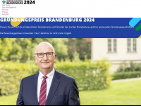 gruendungspreis-brandenburg.de Webseite Vorschau