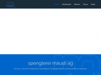 maeusli-spenglerei.ch Webseite Vorschau