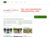minigolfistcool.ch Webseite Vorschau