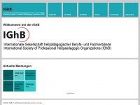 ighb.eu Webseite Vorschau