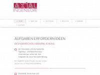 axial-ingenieure.de Webseite Vorschau