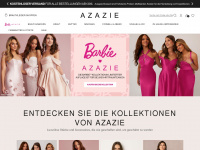 azazie.com Webseite Vorschau