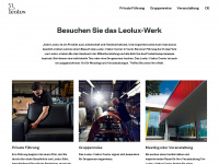 leoluxvisitorcenter.de Webseite Vorschau