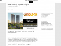 bptpnewresidentialproject.science.blog Webseite Vorschau