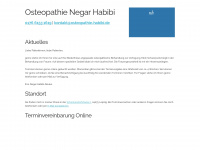 osteopathie-habibi.de Webseite Vorschau