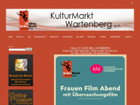 kulturmarkt-wartenberg.de Webseite Vorschau