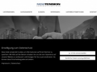 newtension.de Webseite Vorschau