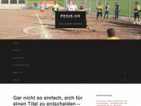 pesis.ch Webseite Vorschau
