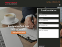 immigrationsolicitorsnottinghamshire.co.uk Webseite Vorschau