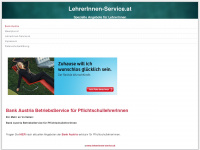 lehrerinnen-service.at Webseite Vorschau
