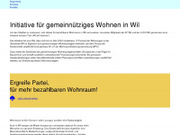 wilwillwohnen.ch Webseite Vorschau