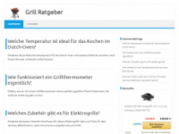grill-ratgeber.de Webseite Vorschau