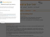 mediasorter.com Webseite Vorschau