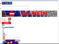 eu-nein.org Webseite Vorschau