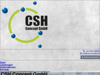 csh-concept.de Webseite Vorschau