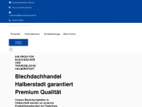 halberstadt-blechdachhandel.de Webseite Vorschau