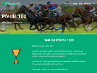 pferde100.de Webseite Vorschau