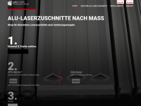 alu-laserzuschnitte.de Webseite Vorschau