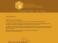 bienentage.ch Webseite Vorschau