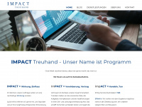 impact-treuhand.ch Webseite Vorschau