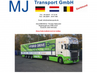 mj-transporte.de Webseite Vorschau