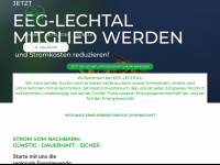 eeg-lechtal.at Webseite Vorschau