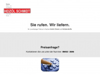 heizoel-schmidt.com Webseite Vorschau