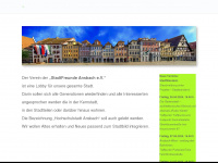 stadtfreunde-ansbach.de Webseite Vorschau