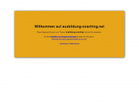 ausbildung-coaching.net Webseite Vorschau