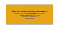 coaching-baden-wuerttemberg.de Webseite Vorschau