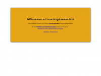 coaching-bremen.info Webseite Vorschau