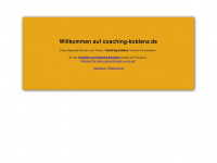 coaching-koblenz.de Webseite Vorschau