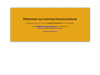 coaching-rheinland-pfalz.de Webseite Vorschau