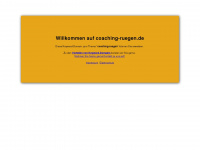 coaching-ruegen.de Webseite Vorschau