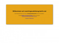 Coachingausbildung-berlin.net