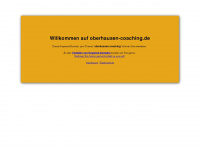 oberhausen-coaching.de Webseite Vorschau